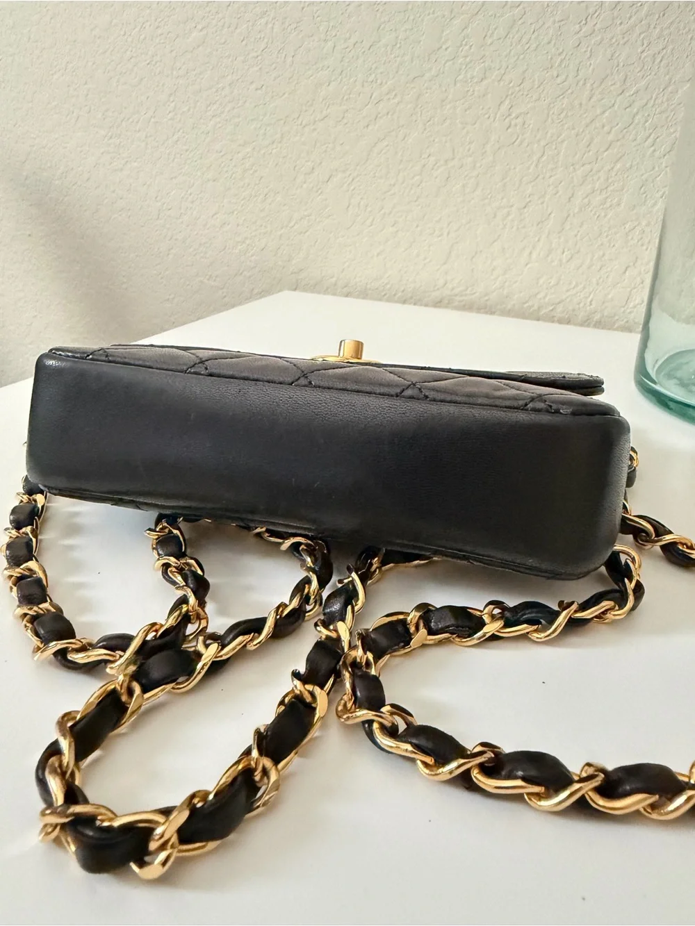 Chanel Black Mini Matelasse Crossbody Bag